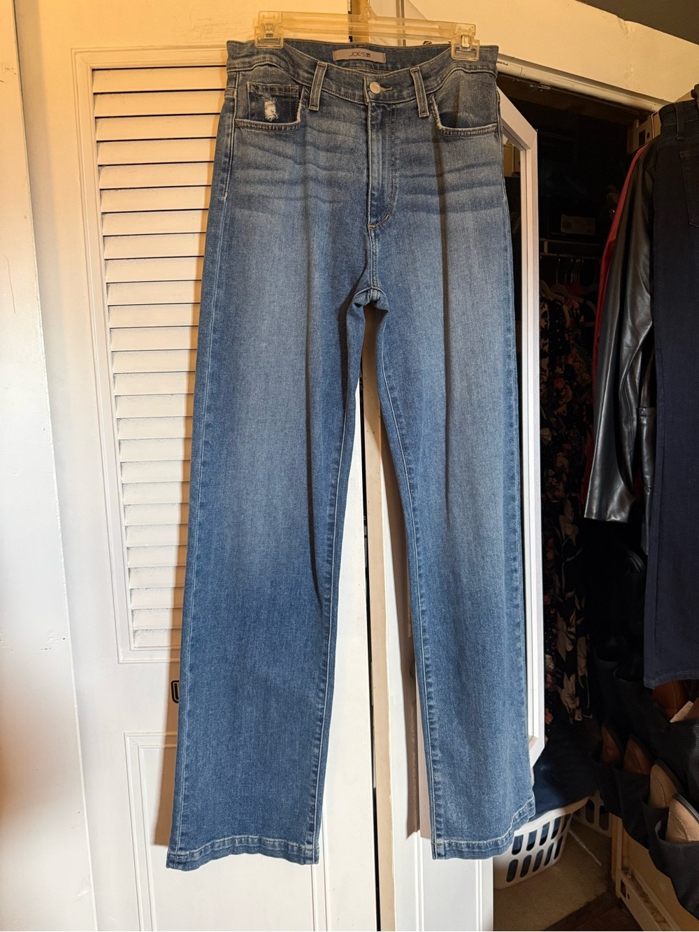 Joe's Jeans Straight-Leg Jeans in Light Blue Wash
